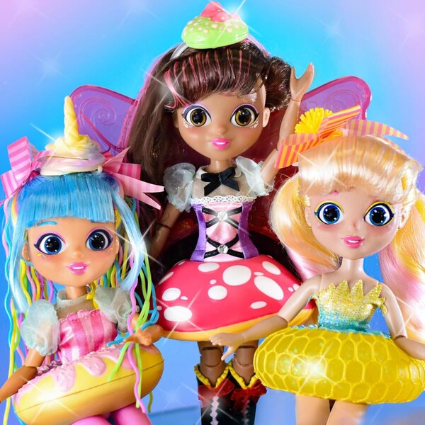 Sunny Days Entertainment Fidgie Friends Fairie Garden – 26,7 cm große Modepuppe mit Glitzerflügeln und Zappelzubehör