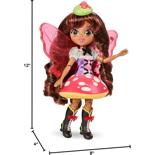 Sunny Days Entertainment Fidgie Friends Fairie Garden – 26,7 cm große Modepuppe mit Glitzerflügeln und Zappelzubehör