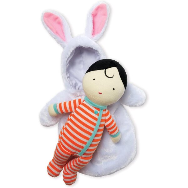 Manhattan Toy Snuggle Baby panenka se spacím pytlem králík 10 palců