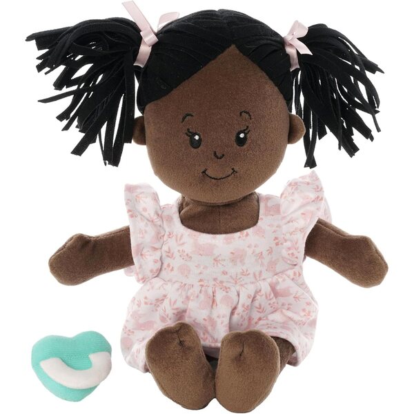 Love, Stella Soft panenka pro děti od 1 let s odnímatelným oblečením a magnetickým dudlíkem