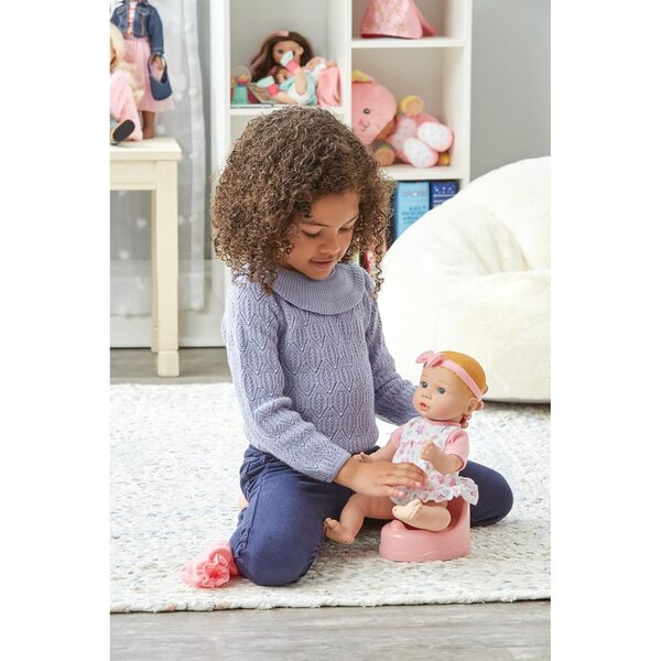 Panenka Madame Alexander Potty Pals 33 cm s přebalováním a nočníkem
