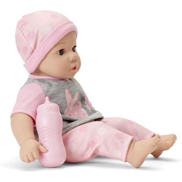 Poupée bébé 36 cm Madame Alexander Sweet Smiles avec vêtements de lapin rose