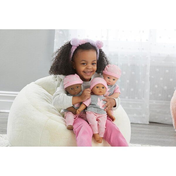 Poupée bébé 36 cm Madame Alexander Sweet Smiles avec vêtements de lapin rose