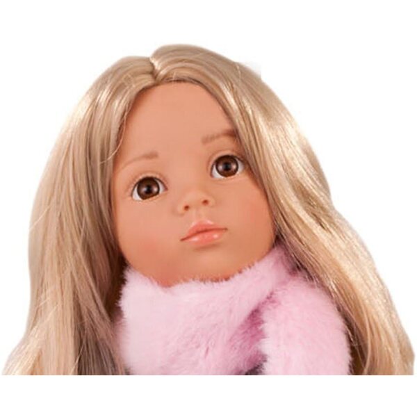 Gotz Emily Poupée multi-articulée Happy Kidz de 19,5 po avec cheveux blonds à laver et à accueillir