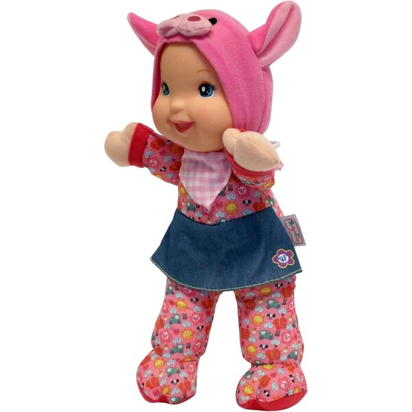 Baby's First Farm Animal Friends Rosa Schwein 12" weiche und süße Musikpuppe
