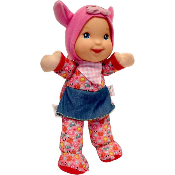 Baby's First Farm Animal Friends Rosa Schwein 12" weiche und süße Musikpuppe