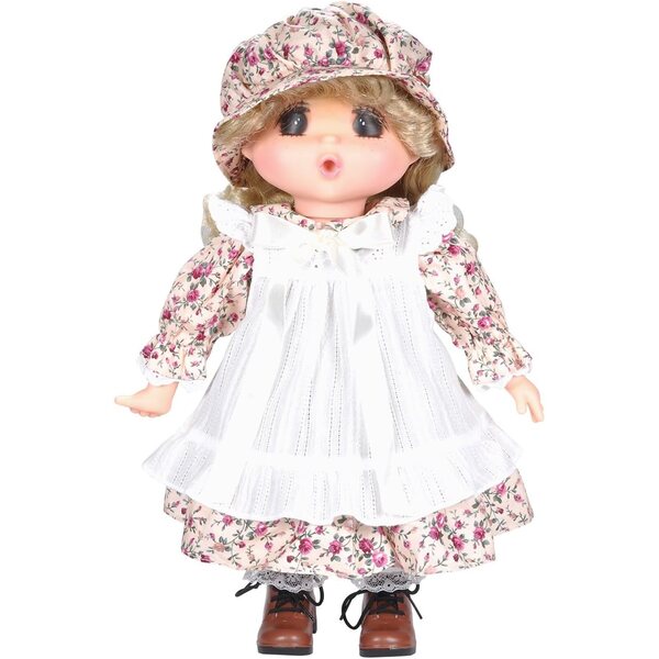 Gege Originele Japanse pop stijl B blond 38 cm met landelijke jurk