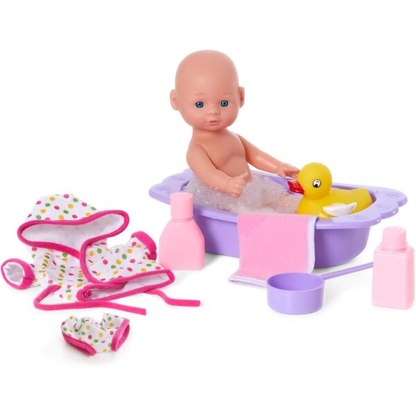 Kidoozie Bathtime Baby κούκλα και αξεσουάρ μπάνιου, παιχνίδι ρόλων 3+