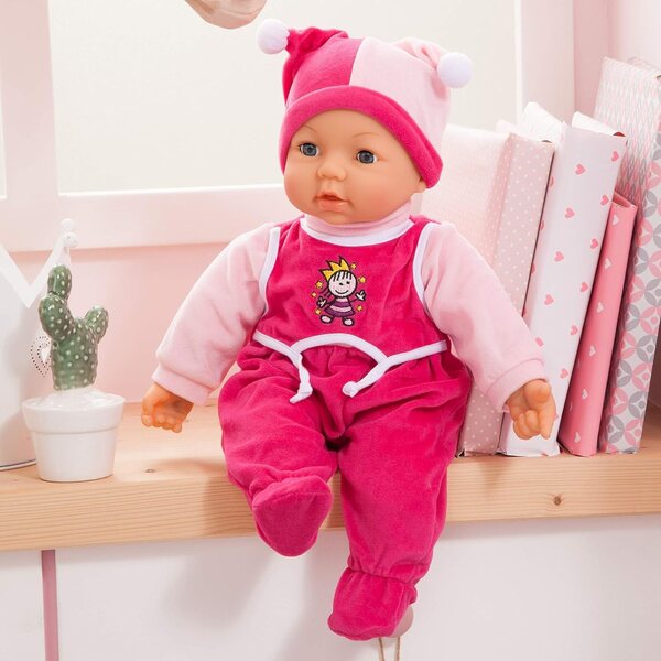 Interaktive Hello Baby-Puppe, 46 cm, mit Schlafaugen und realistischen Geräuschen