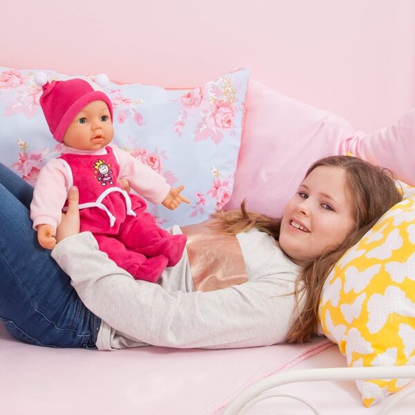 Interaktive Hello Baby-Puppe, 46 cm, mit Schlafaugen und realistischen Geräuschen