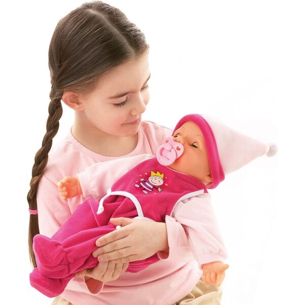 Interaktive Hello Baby-Puppe, 46 cm, mit Schlafaugen und realistischen Geräuschen