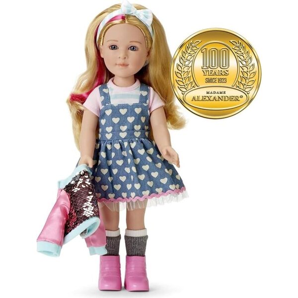 Madame Alexander Kindness Club Brooks 35cm - Bambola con capelli biondi e dettagli rosa