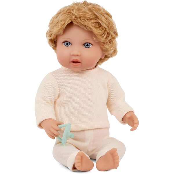 LullaBaby 14 Zoll realistische Puppe mit blonden Haaren und weichem Körper, Kinderspielzeug