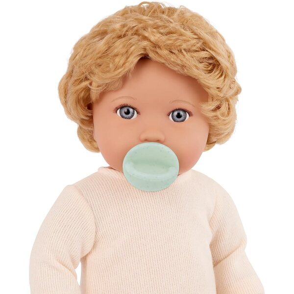 LullaBaby 14 Zoll realistische Puppe mit blonden Haaren und weichem Körper, Kinderspielzeug