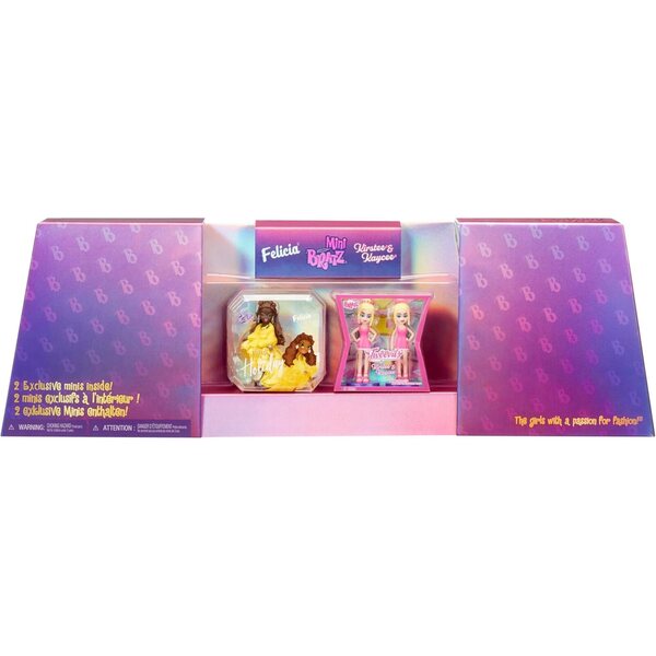 Mini Bratz Limited Edition 2er-Pack mit Holiday Felicia und Tweevils in Displayverpackung