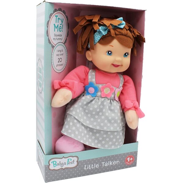 Говореща кукла Goldberger Little Talker Brunette за деца от 1 година и повече