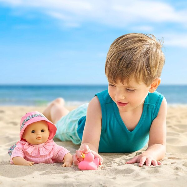 Corolle Premier Poupon Coralie Kuschelpuppe mit Zubehör für Kinder ab 3 Jahren