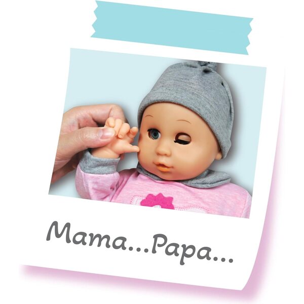 Lissi Cecilia 40 cm große Puppe mit blinkenden Augen, Geräuschen und Zubehör