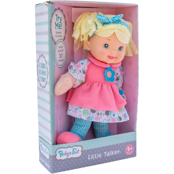 Baby's First Goldberger Little Talker 14" zweisprachiges englisch-spanisches Stofftier
