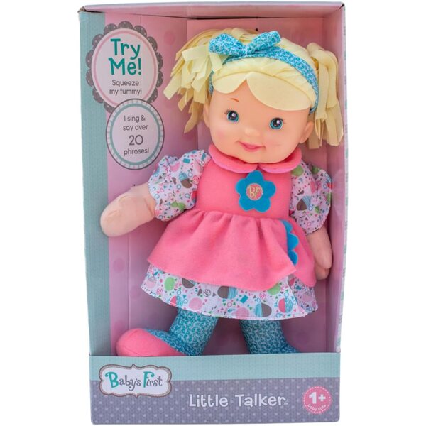 Baby's First Goldberger Little Talker 14" zweisprachiges englisch-spanisches Stofftier