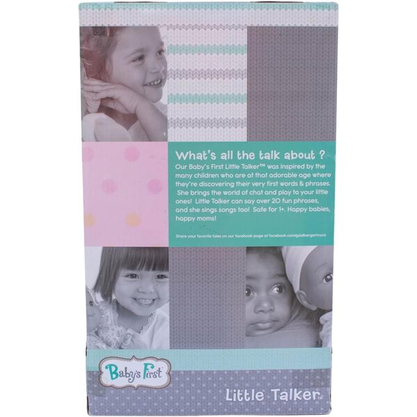 Baby's First Goldberger Little Talker 14" zweisprachiges englisch-spanisches Stofftier