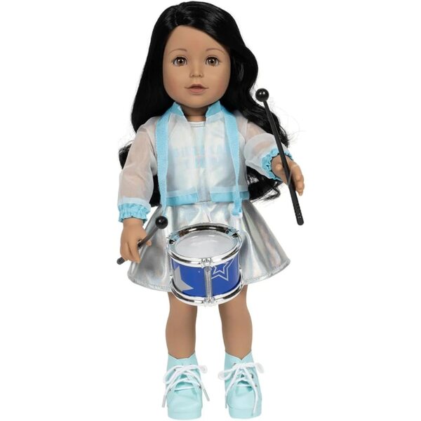 Adora Rebel Girls 18" - Premium Doll Inspired by Millo Castro Zaldarriaga with Drum Set