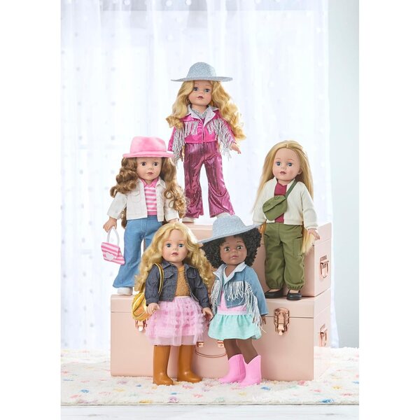 Madame Alexander Bambola 45 cm Country Star con Capelli Ricci e Outfit Alla Moda