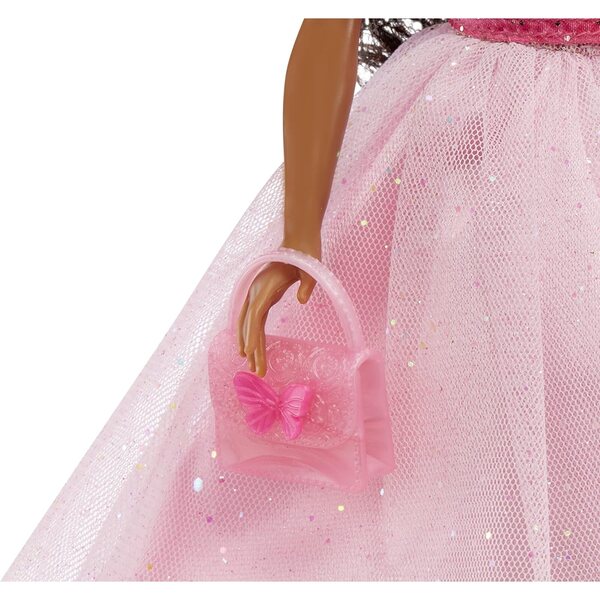 Poupée mannequin Dream Ella Yasmin avec confettis papillon et 5 accessoires de fête 11,5"
