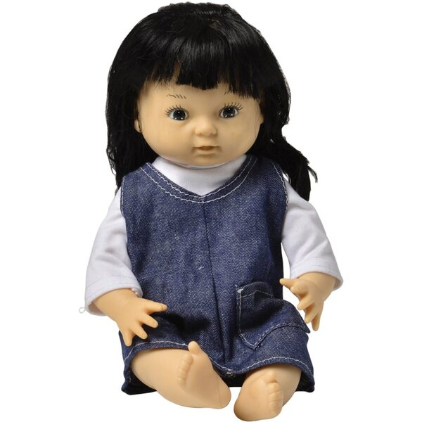 Multi-Ethnic Oriental Doll 33 cm with Combable Hair and Washable Clothes