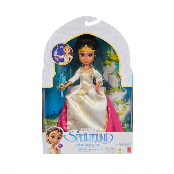 Spellbound Ellian 24 cm große singende Puppe mit Lichtern und 3 Liedern aus dem Netflix-Film