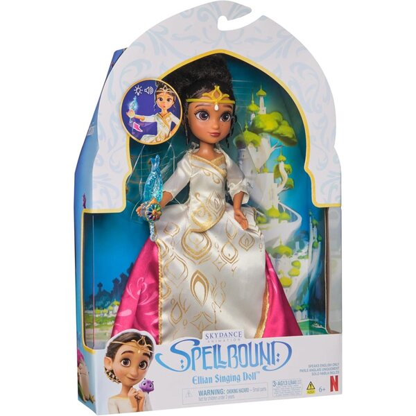 Spellbound Ellian 24 cm große singende Puppe mit Lichtern und 3 Liedern aus dem Netflix-Film