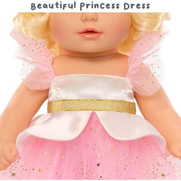 Baby Born Princess Annabell: panenka princezna s blond vlasy a očima, které jsou blízko
