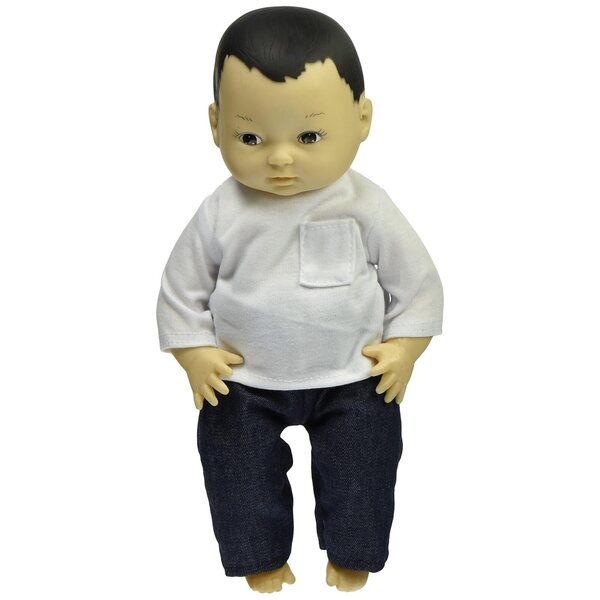 Păpușă copil asiatică multietnică Marvel cu păr vopsit 13 cm