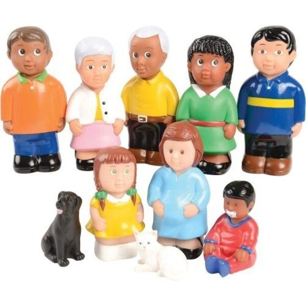 Constructive Playthings POM-730 Easy Grip Friends and Family Figures Set of 10