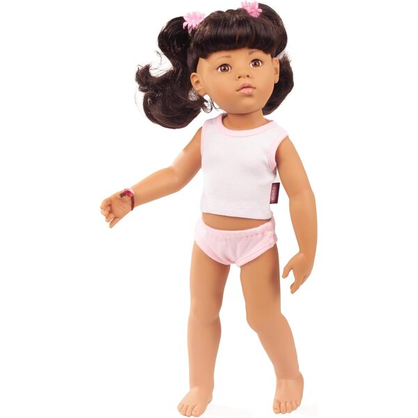 Gotz Hannah Asian Ballet Poupée Posable 50 cm avec vêtements supplémentaires et vrais cheveux