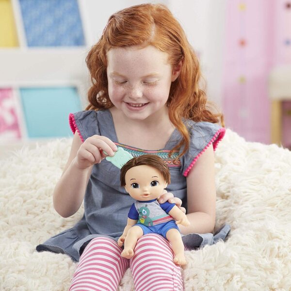 Φορητή κούκλα Baby Alive Littles Matteo με αξεσουάρ για παιδιά 3+ ετών