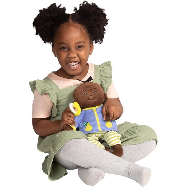 Baby Stella Brown 15" weiche Puppe mit Accessoires und Kleidung aus Stoff