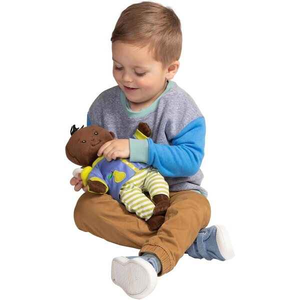 Baby Stella Brown 15" weiche Puppe mit Accessoires und Kleidung aus Stoff