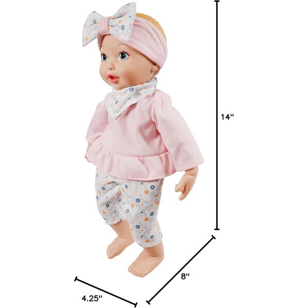 Madam Alexander 33 cm lėlė švelnaus kūno ir tikroviškomis detalėmis, šviesaus tono