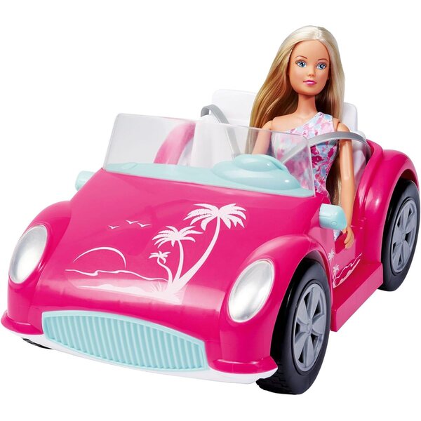 Steffi Love Strandauto und Puppe – Komplettset mit Cabrio und Modeaccessoires