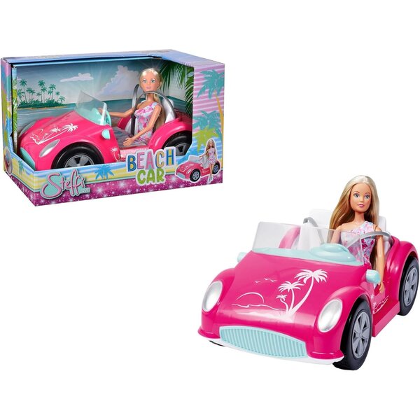 Steffi Love Strandauto und Puppe – Komplettset mit Cabrio und Modeaccessoires