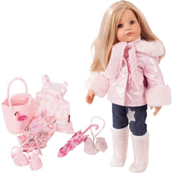 Götz Hannah All Year Round – 19,5-Zoll-Puppe mit Kleidung und Accessoires für alle Jahreszeiten