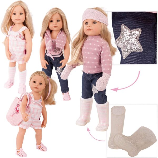 Götz Hannah All Year Round – 19,5-Zoll-Puppe mit Kleidung und Accessoires für alle Jahreszeiten