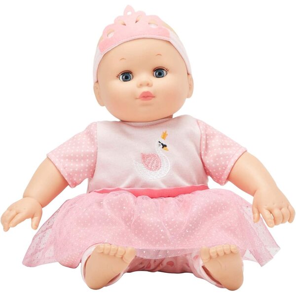 Babble Baby 14 Zoll Madame Alexander Puppe mit 25 Geräuschen und rosa Kleidung