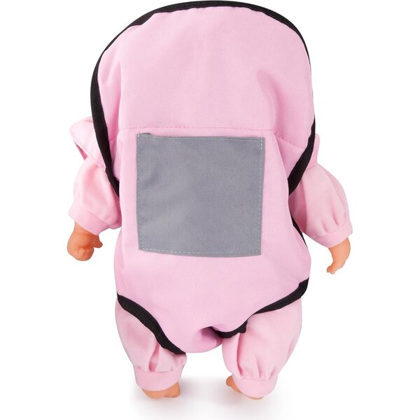 Bayer My First Baby Doll 33 cm en pyjama rose avec sons et accessoires interactifs