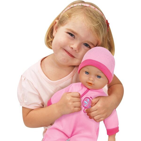 Lissi 11" sprechende Puppe mit rosa Kleid und interaktiven Sounds für Kinder ab 2 Jahren