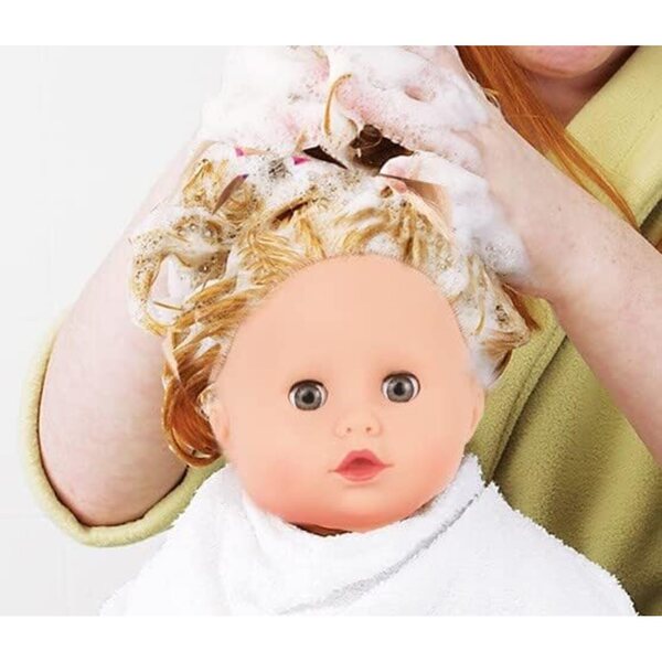 Gotz 2420959 Muffin Colours- 13" Tall Baby Doll with Short red Hair and Blue Sleeping Eyes