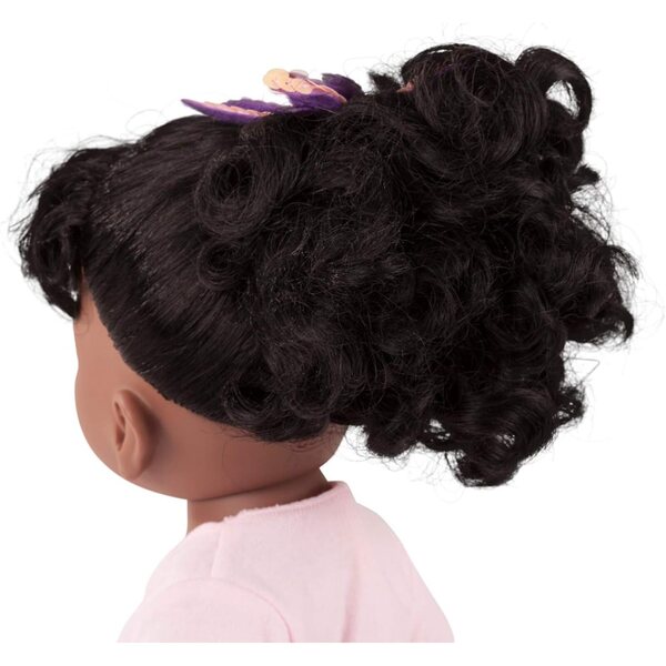 Gotz Hannah Ballet bewegliche Puppe 19,5 Zoll Afroamerikanerin mit langen Haaren und zusätzlichem Outfit