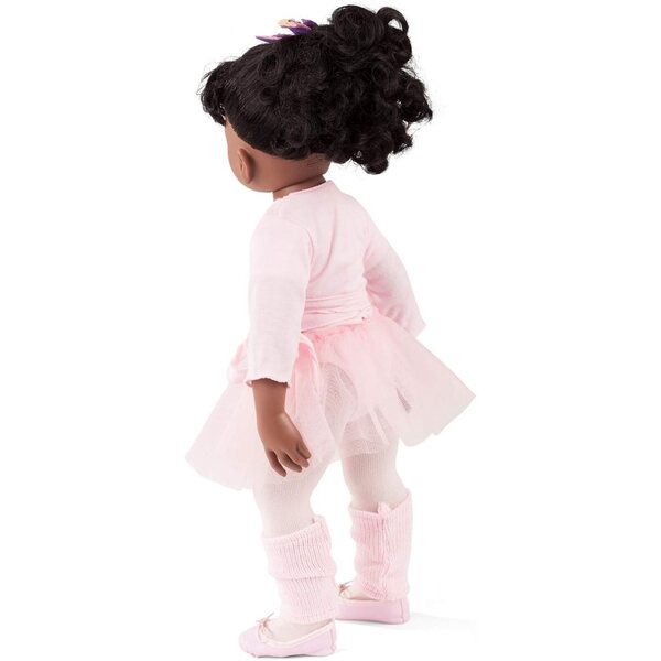 Gotz Hannah Ballet bewegliche Puppe 19,5 Zoll Afroamerikanerin mit langen Haaren und zusätzlichem Outfit