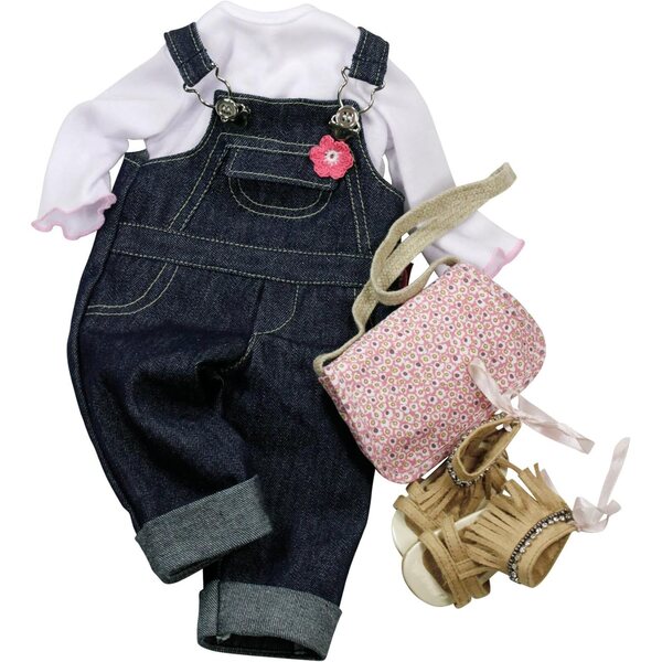 Gotz Hannah Ballet bewegliche Puppe 19,5 Zoll Afroamerikanerin mit langen Haaren und zusätzlichem Outfit